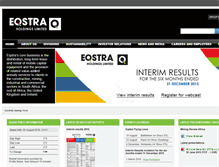 Tablet Screenshot of eqstra-online.co.za